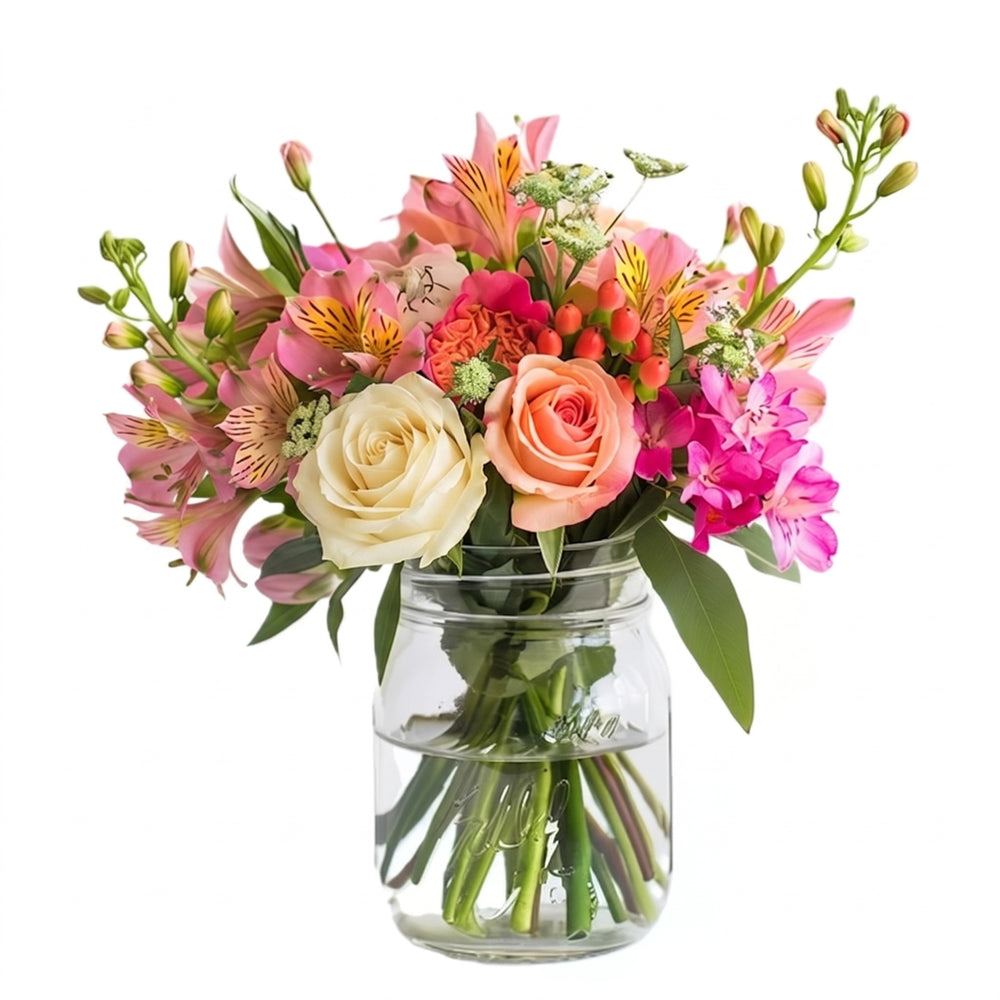 Breathtaking Blooms in Mason Jar
