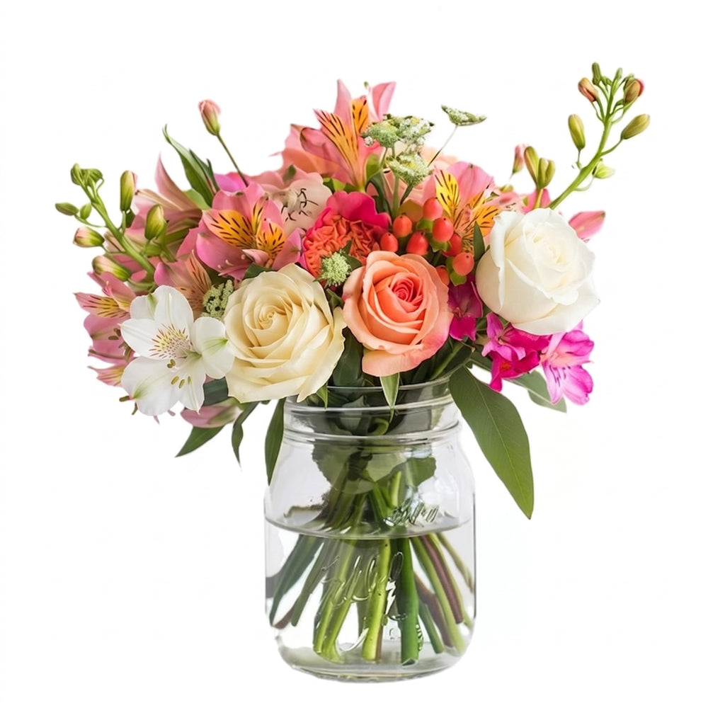 Breathtaking Blooms in Mason Jar