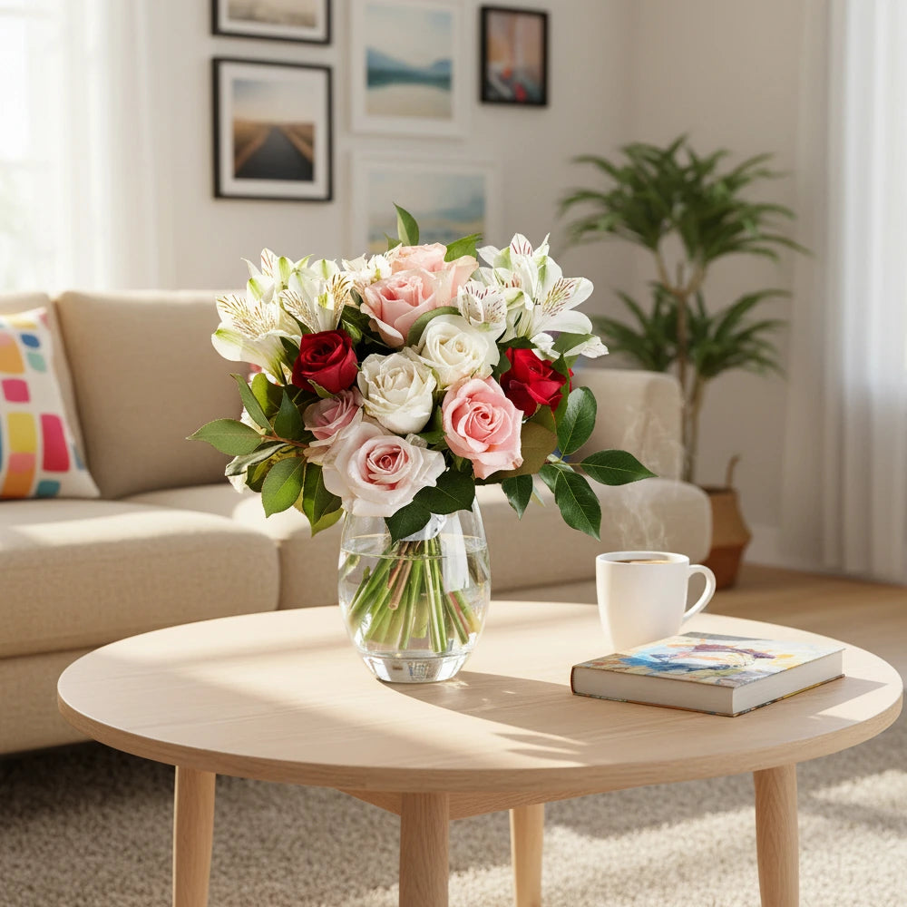 Roses & Alstroemeria Medley