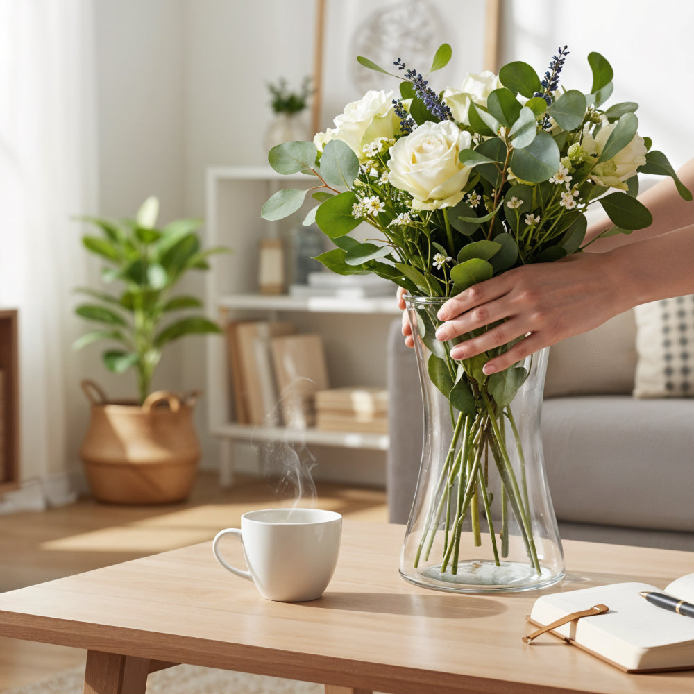 Clear Glass Vase