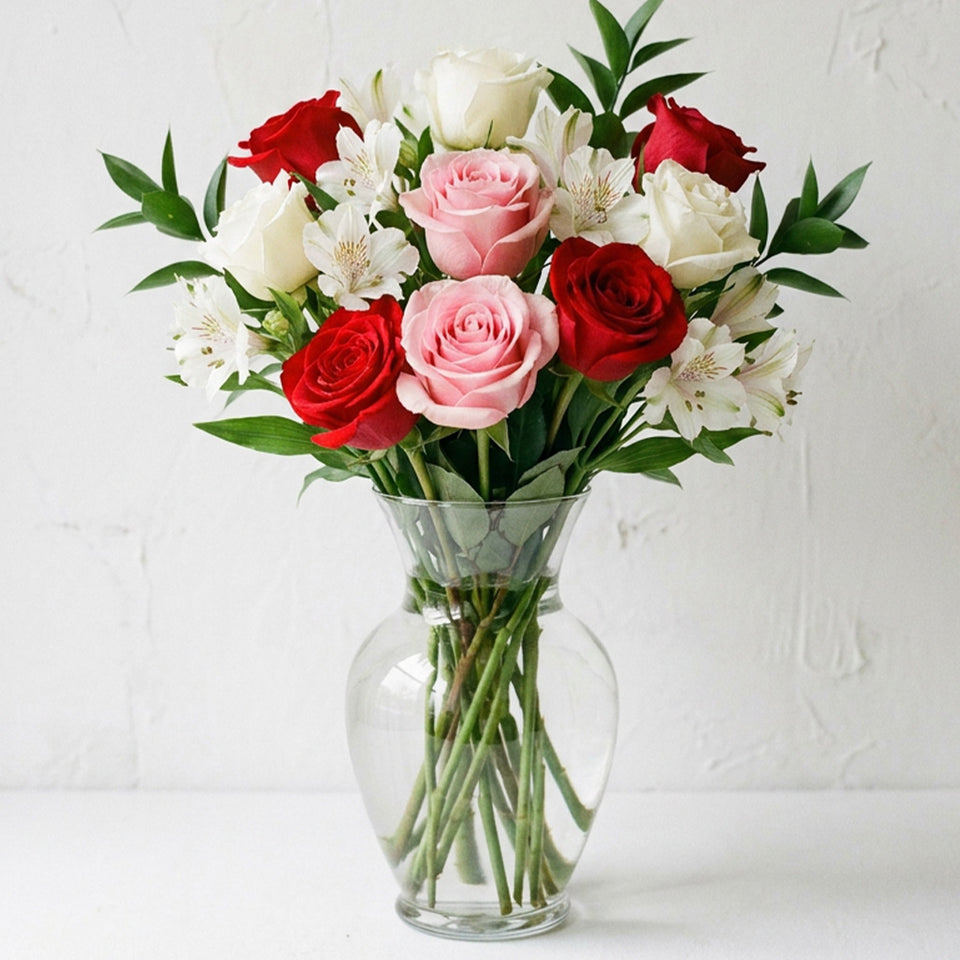 Roses & Alstroemeria Medley