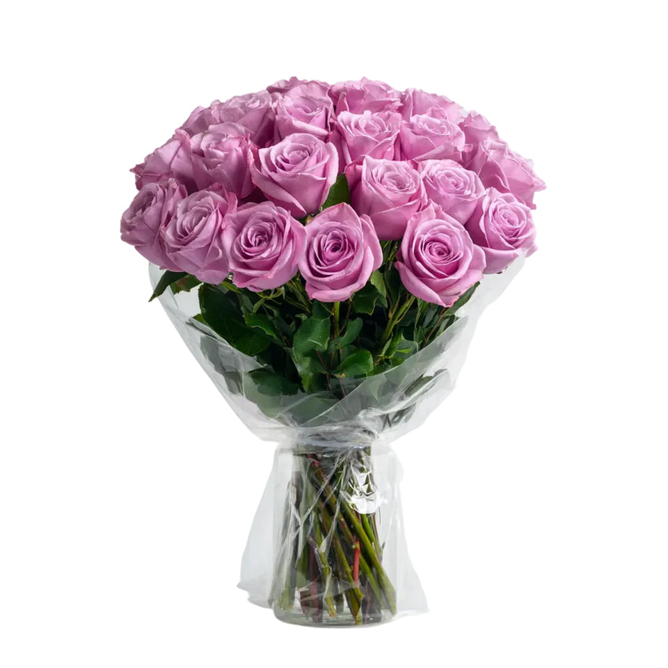 Two Dozen Long Stem Lavender Roses