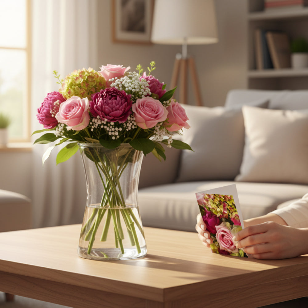 Vase And Card Combo